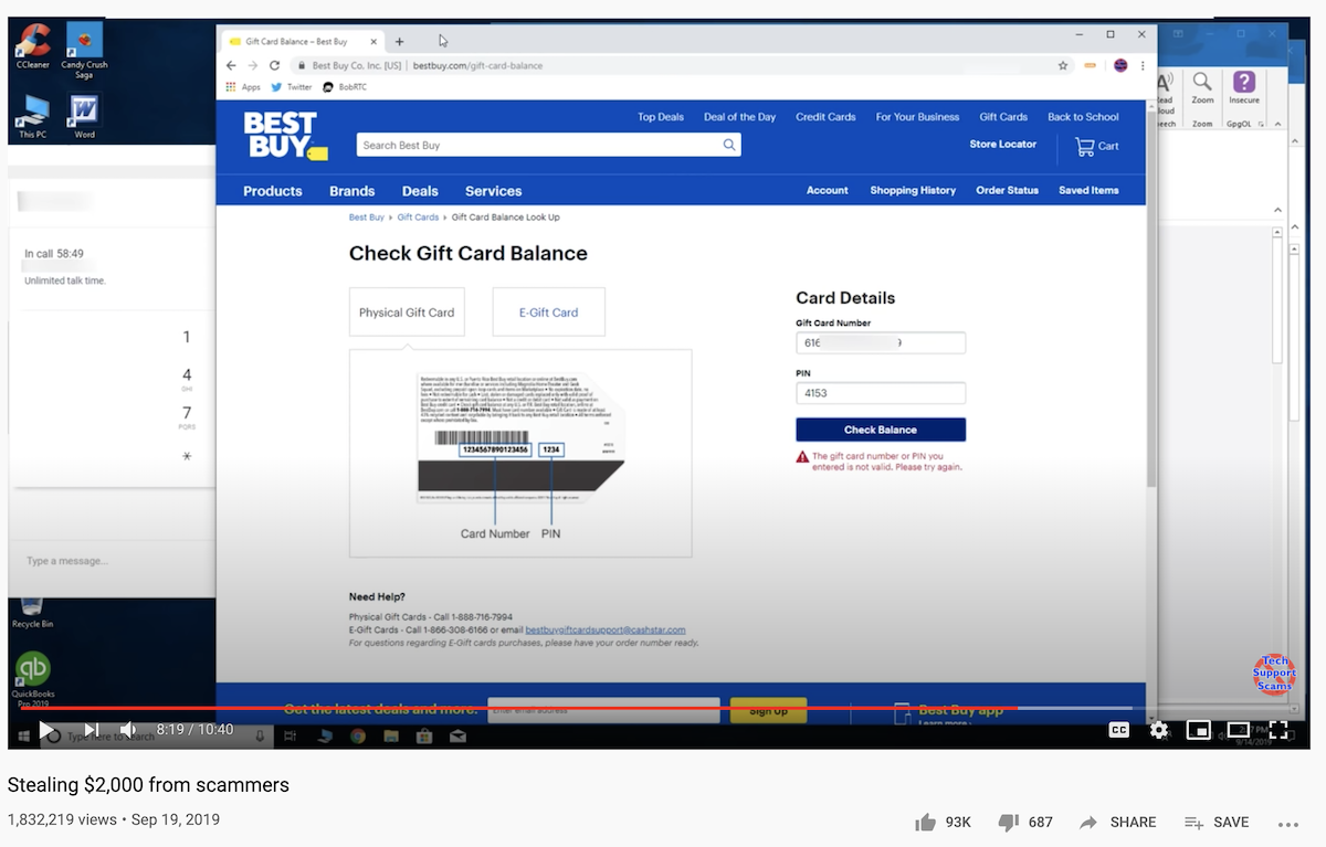 Jim Browning Best Buy Gift Card Investigation Jim Browning Best Buy Gift Card Investigation
