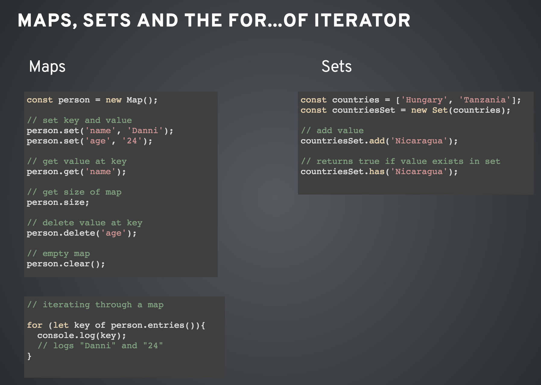es6 features es6 features