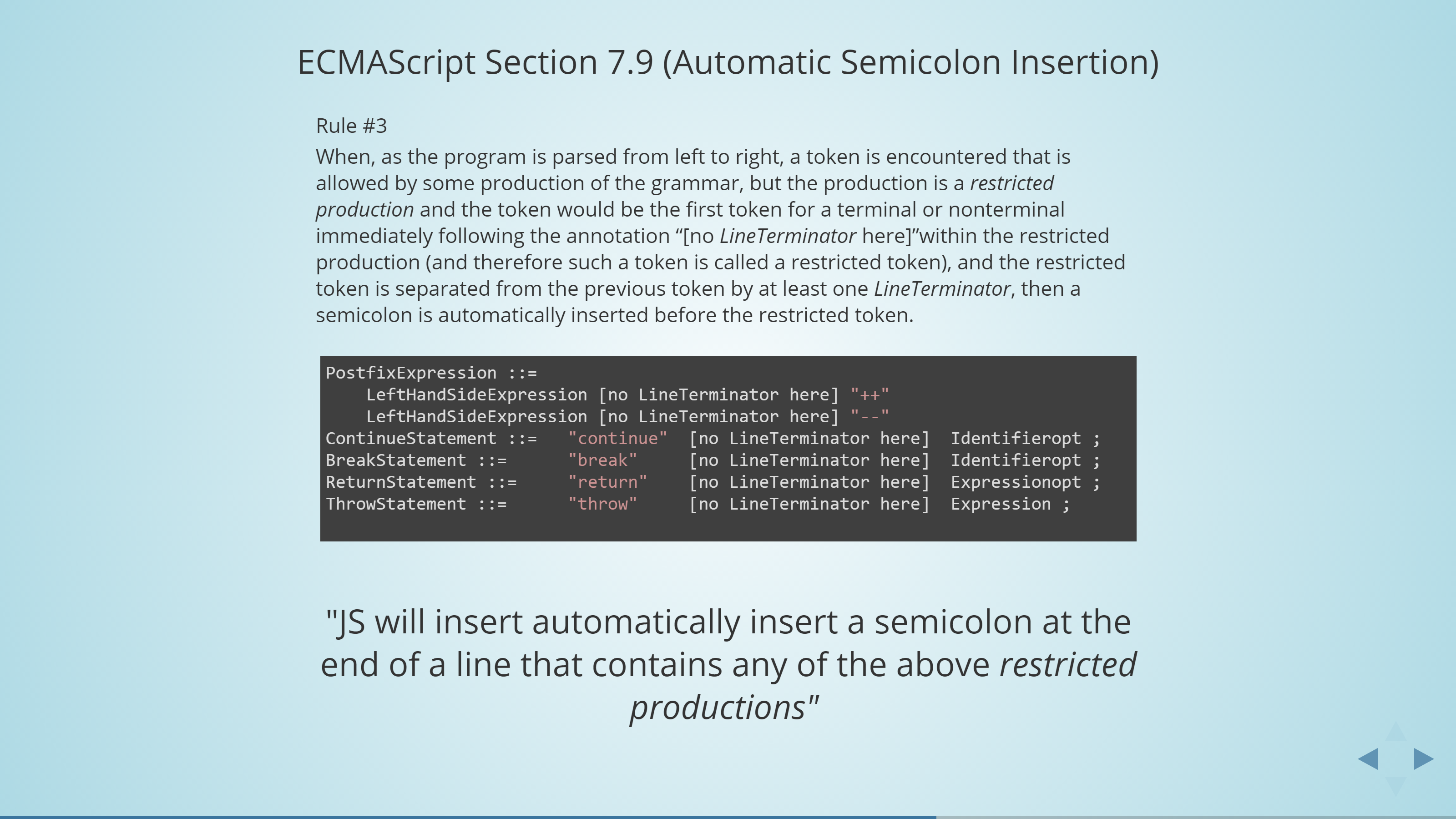 How to use semicolons in JavaScript Fullstack Academy