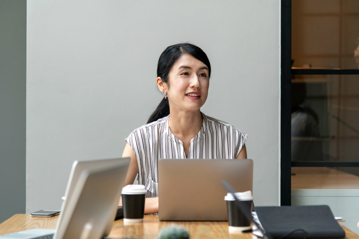 Nonprofit developer leading a meeting Nonprofit developer leading a meeting